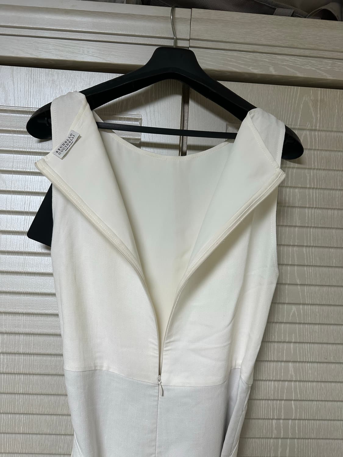 정품블루넬로쿠치넬리 아이보리 여성 롱 드레스 S사이즈  66까지 새상품 상품이미지3