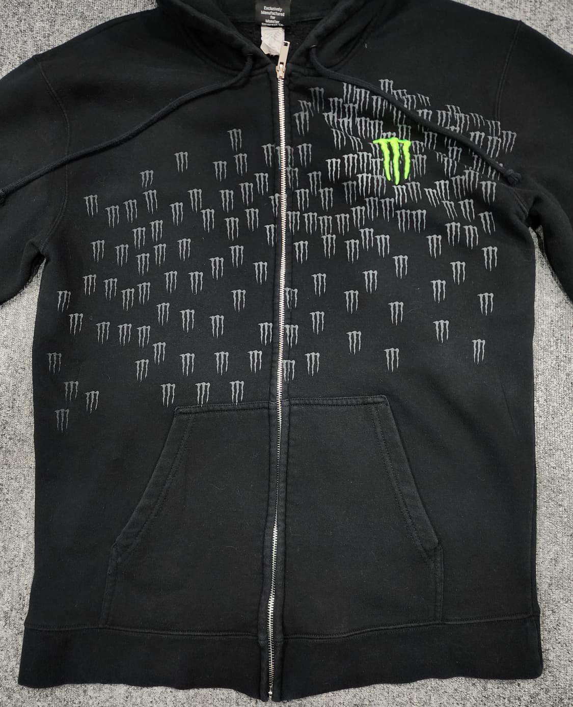 몬스터 에너지 빈티지 Y2K 후드집업 L 상품이미지3