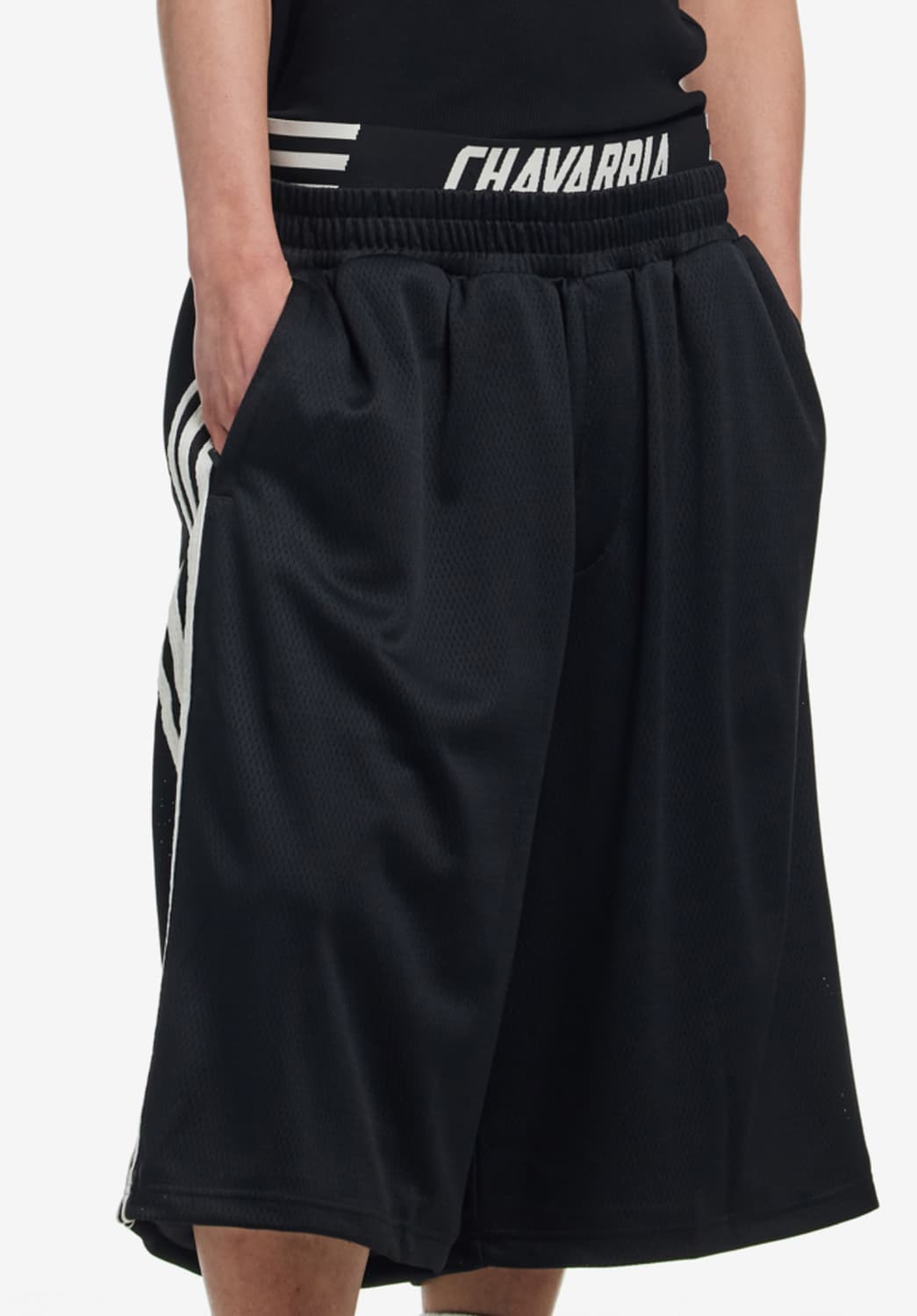 [L] 아디다스x윌리차바리아 메쉬 롱 쇼츠 상품이미지2