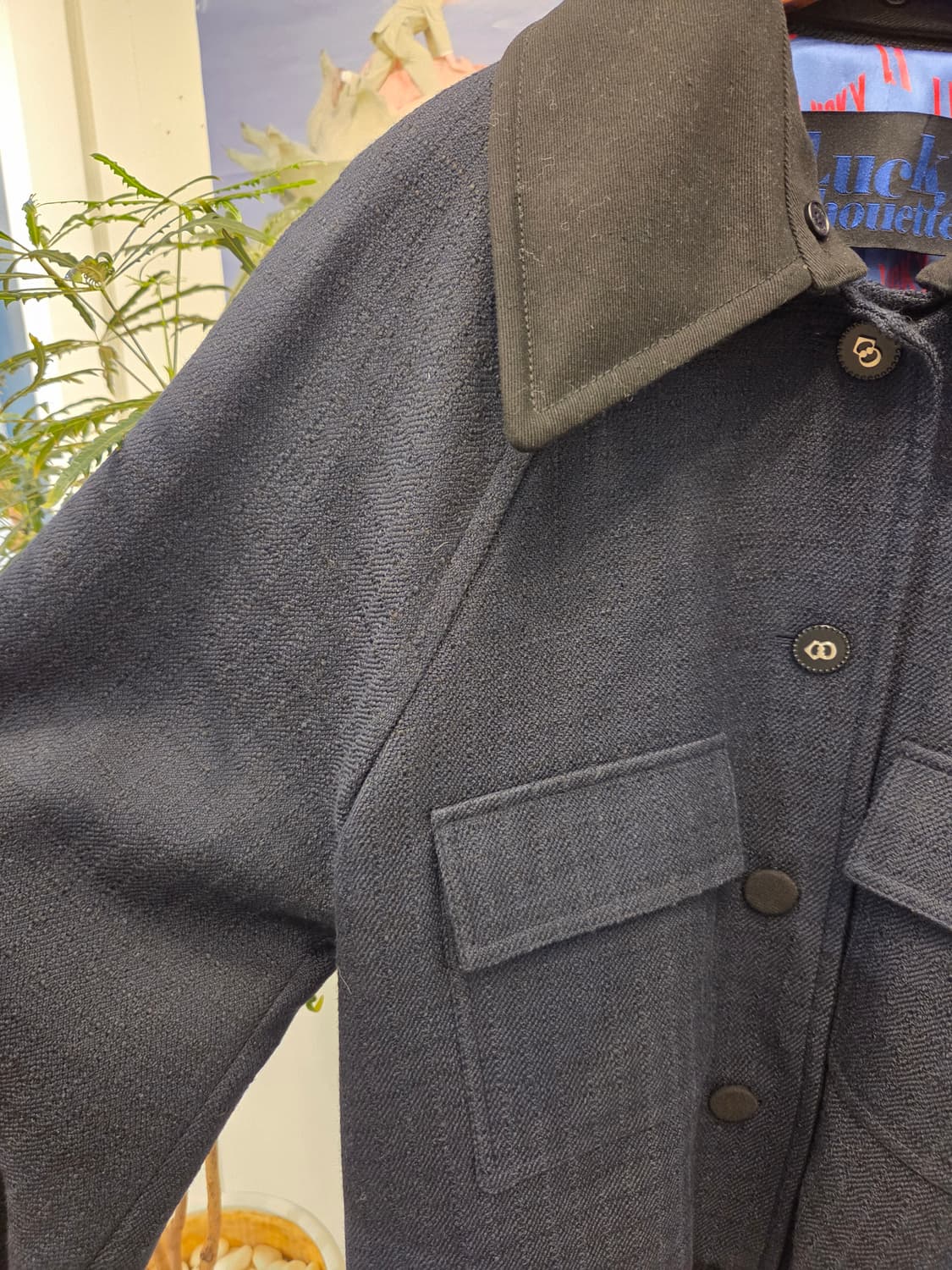 럭키슈에뜨 카라 집업 점퍼 상품이미지8