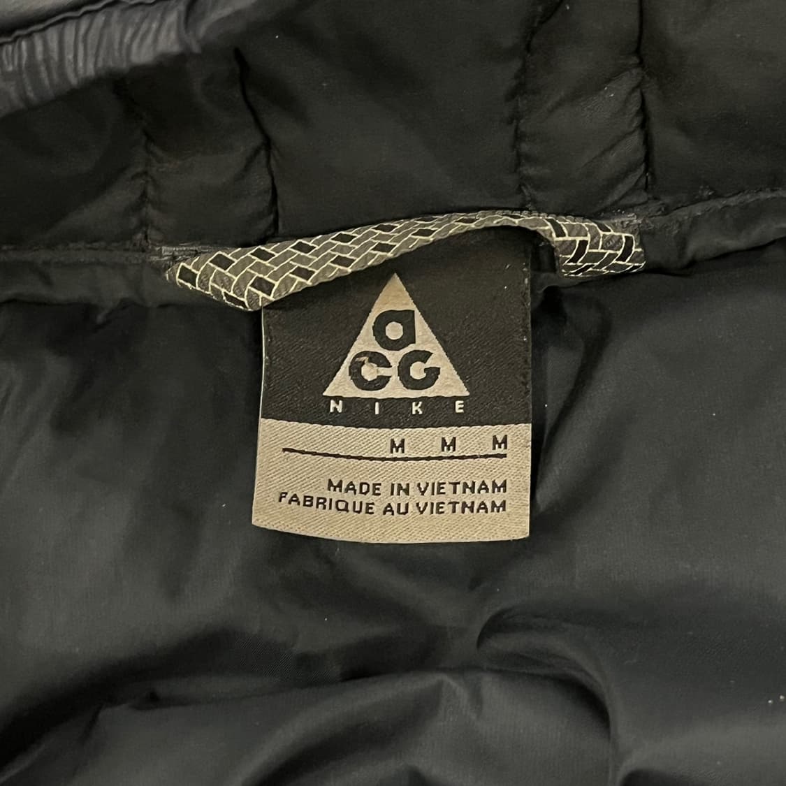 [정품/M] 나이키 ACG 후드 패딩 조끼 블랙 b19 상품이미지4