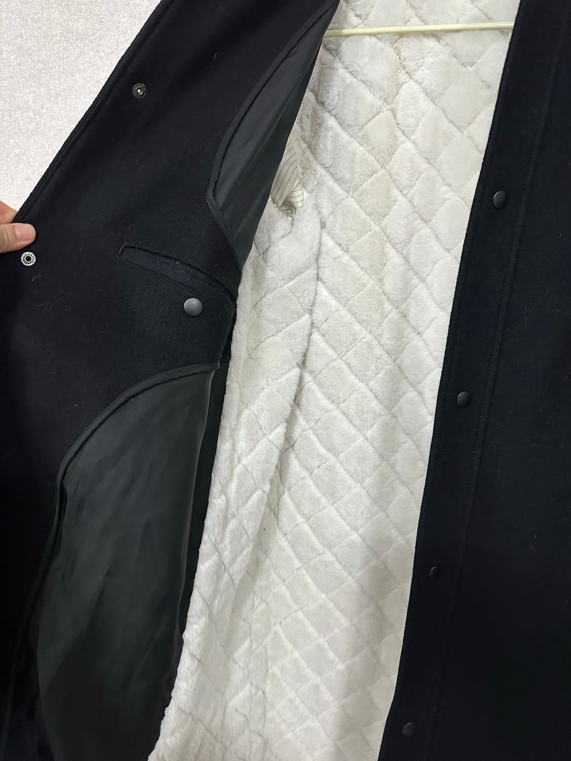 THE RERACS 퍼 울자켓 상품이미지4