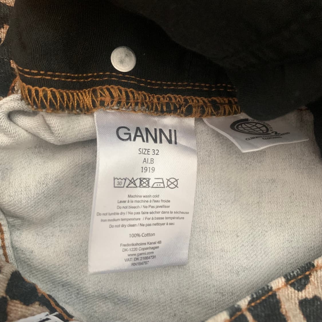 가니 레오파드 미니 스커트 상품이미지4