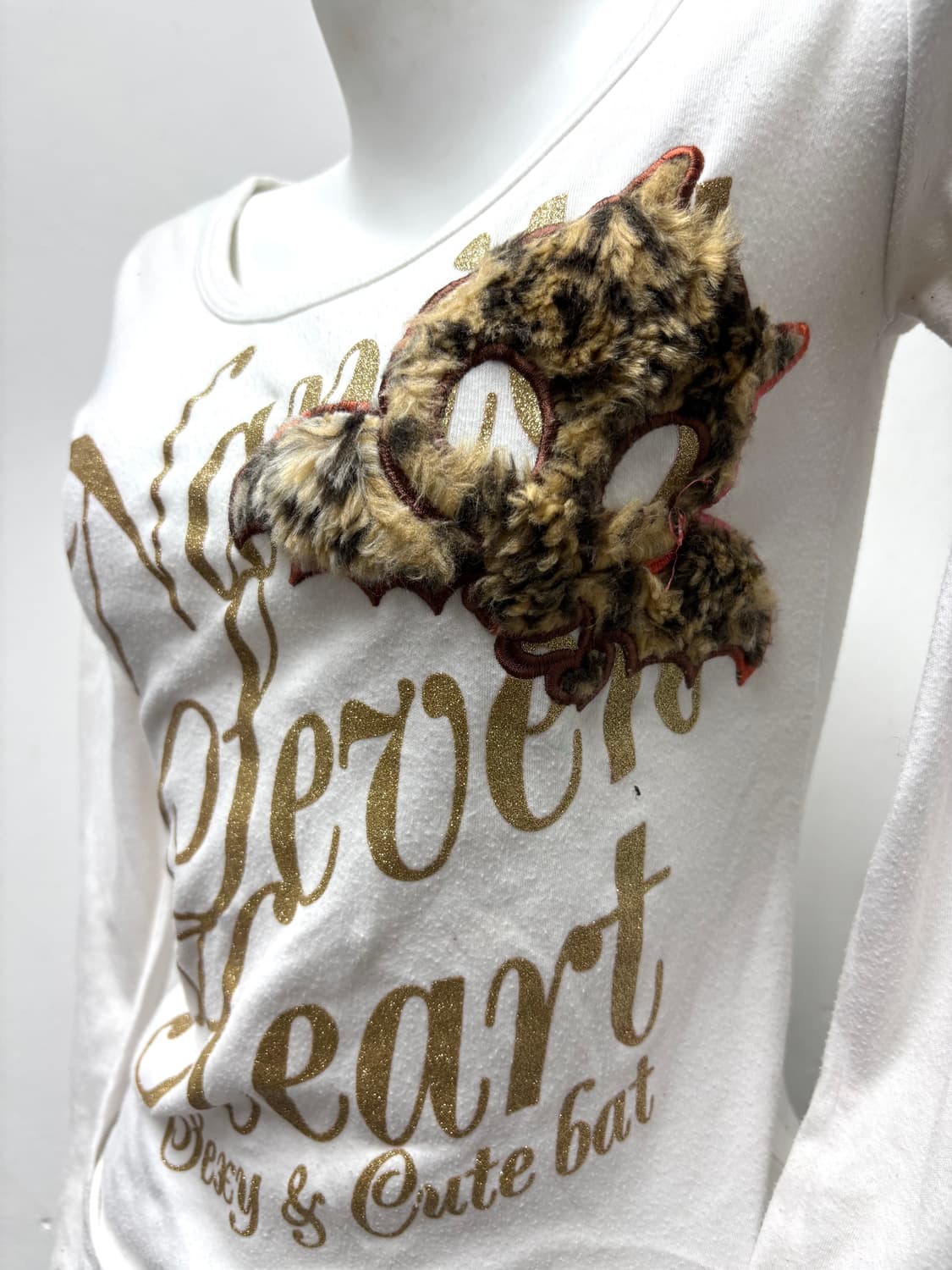 [00’s]Leopard Skull Print White Sleeve 상품이미지4