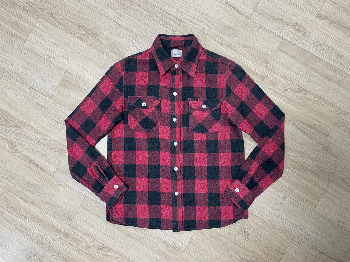55) Lee 재팬 여성 체크 플란넬 워크셔츠(RRL&리바이스&폴로) 상품이미지1