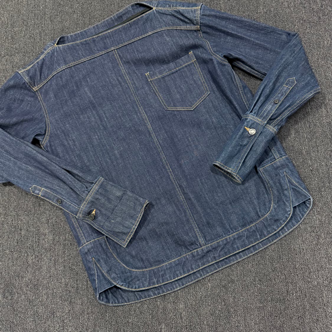 Juunj 준지 데님 탑  상품이미지3