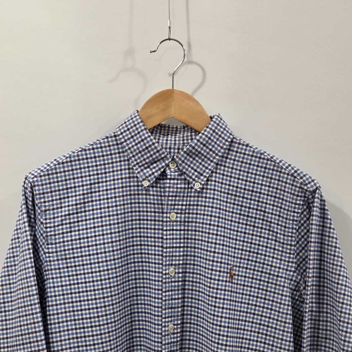 폴로랄프로렌 버튼다운 체크셔츠 M 상품이미지2