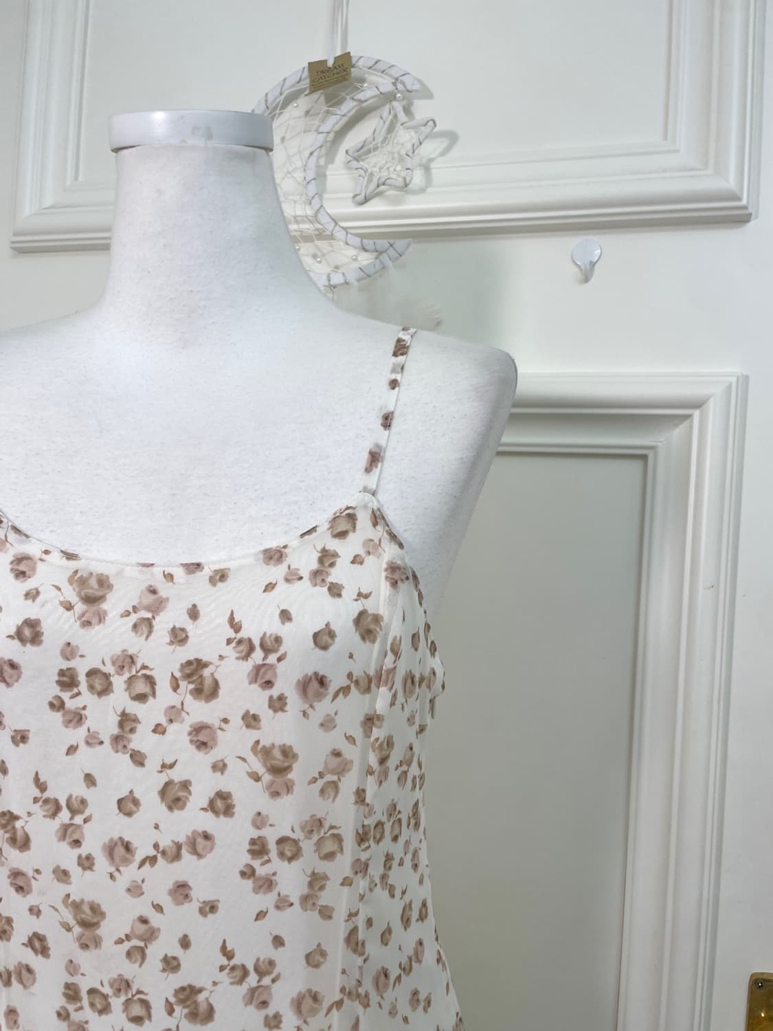 LEST ROSE ivory rose print feminine slee 상품이미지6