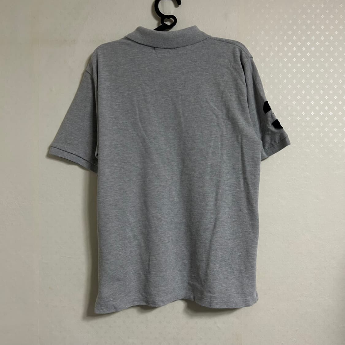 폴로 랄프로렌 신형 빅포니 치프키프 넘버 로고 반팔 카라 티셔츠 그레이  상품이미지6