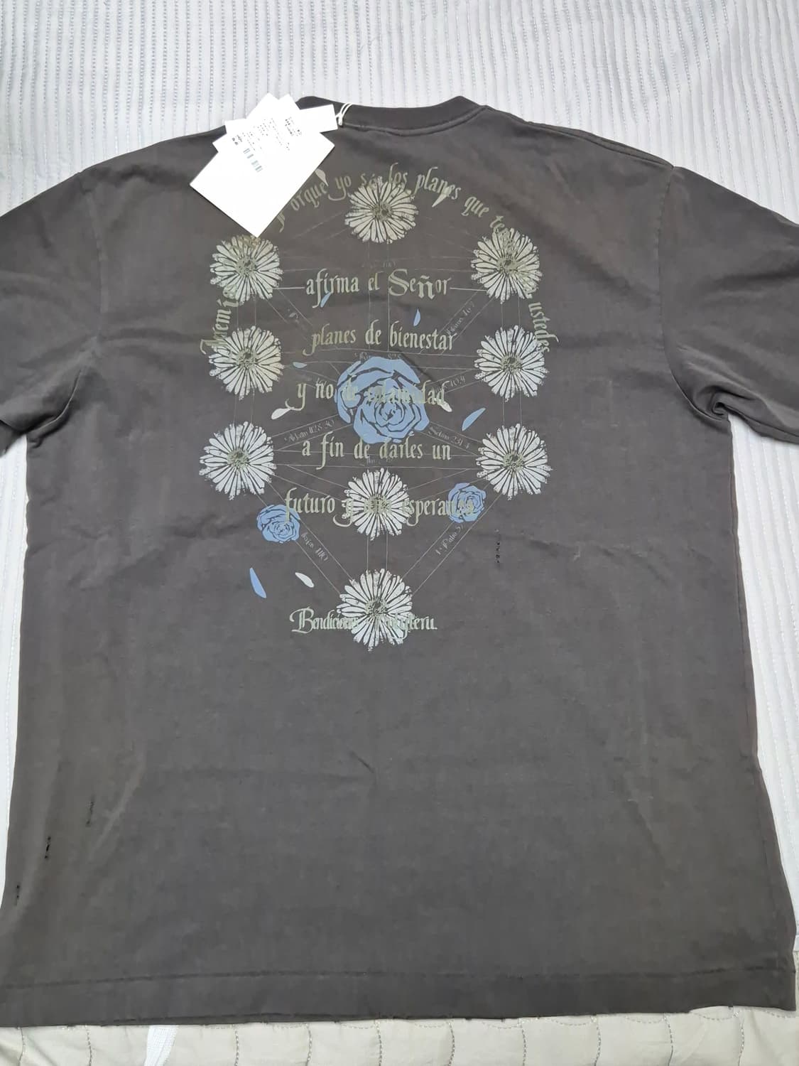 폴리테루 플로럴 크로스 반팔 상품이미지3