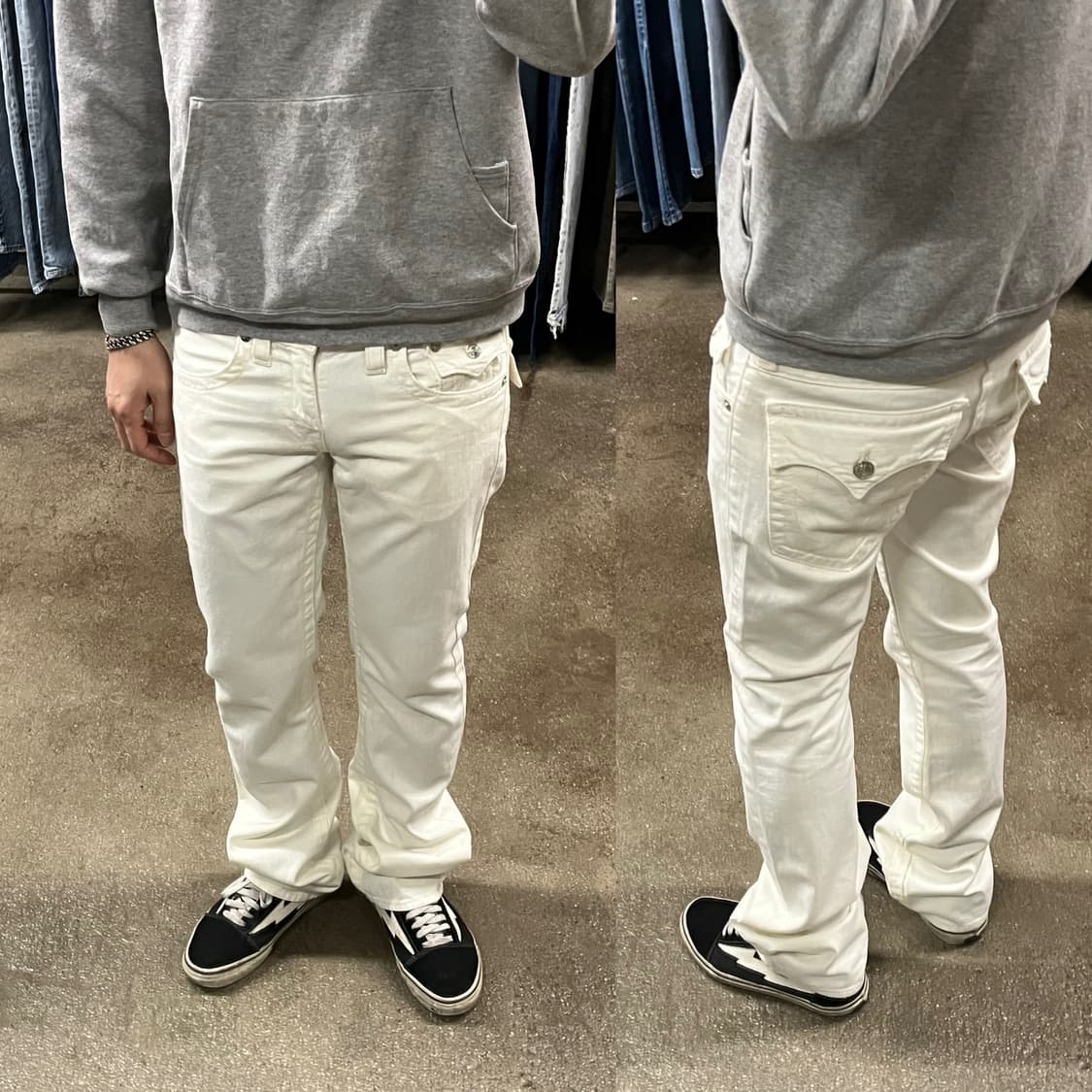 트루릴리젼 스트레이트핏 화이트진 (31“) 상품이미지7