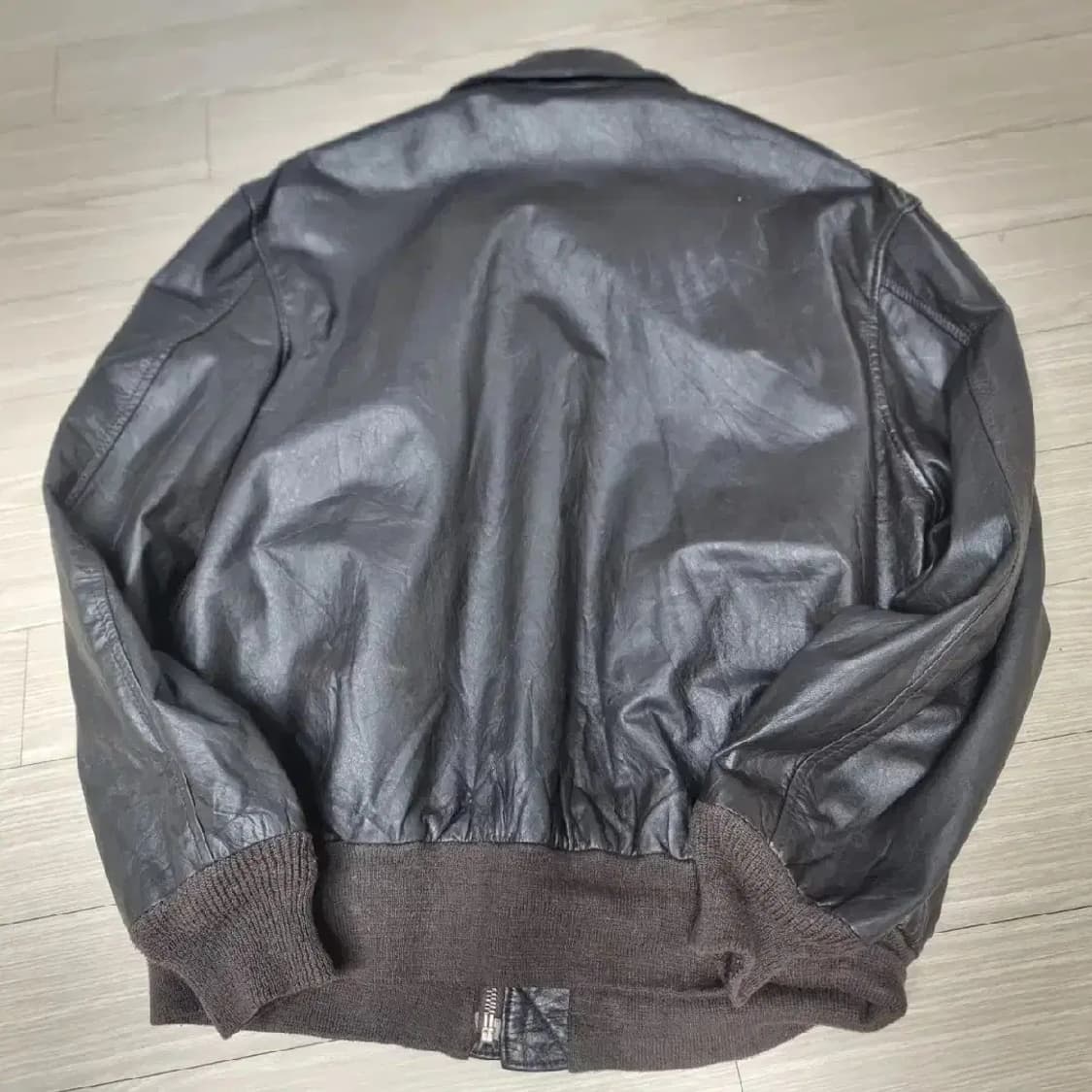 미군군납 a-2 빈티지 가죽 자켓(100) 상품이미지8