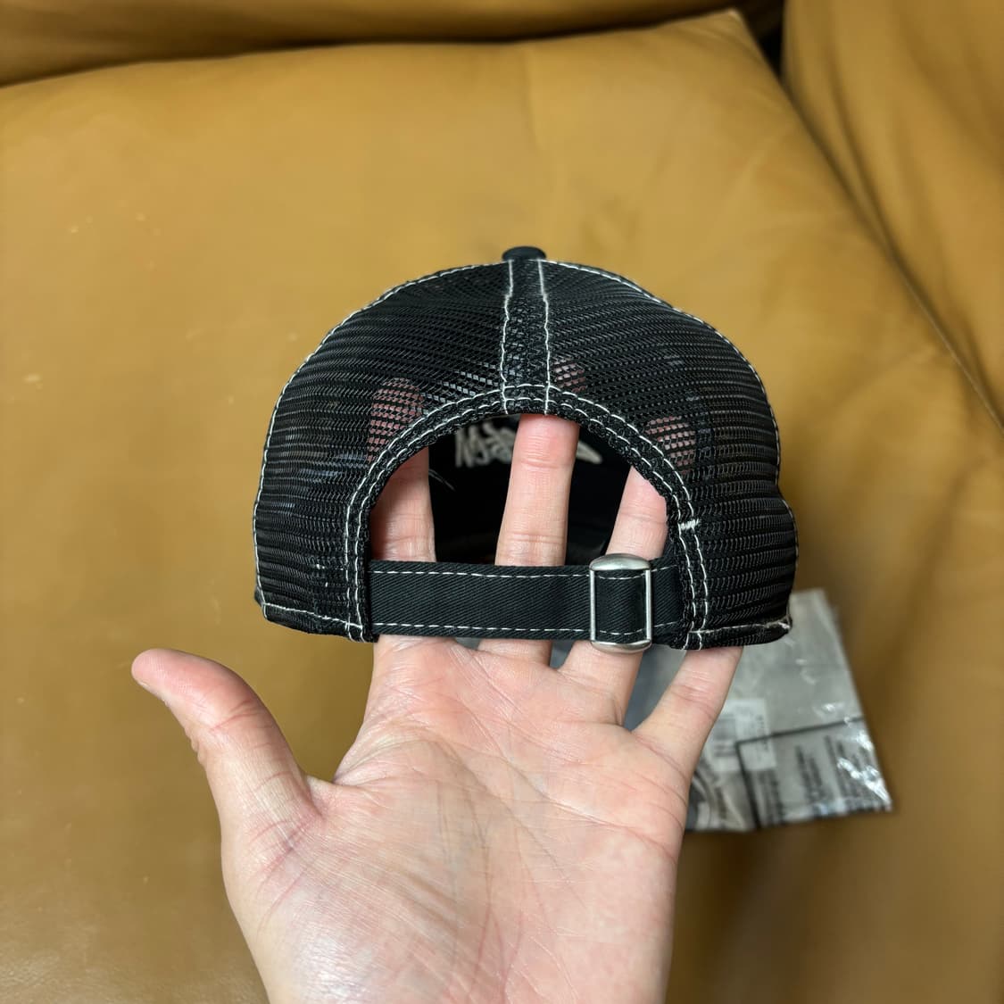 스투시 뉴에라 볼캡 모자 9Twenty 베이직 트러커 블랙 상품이미지7