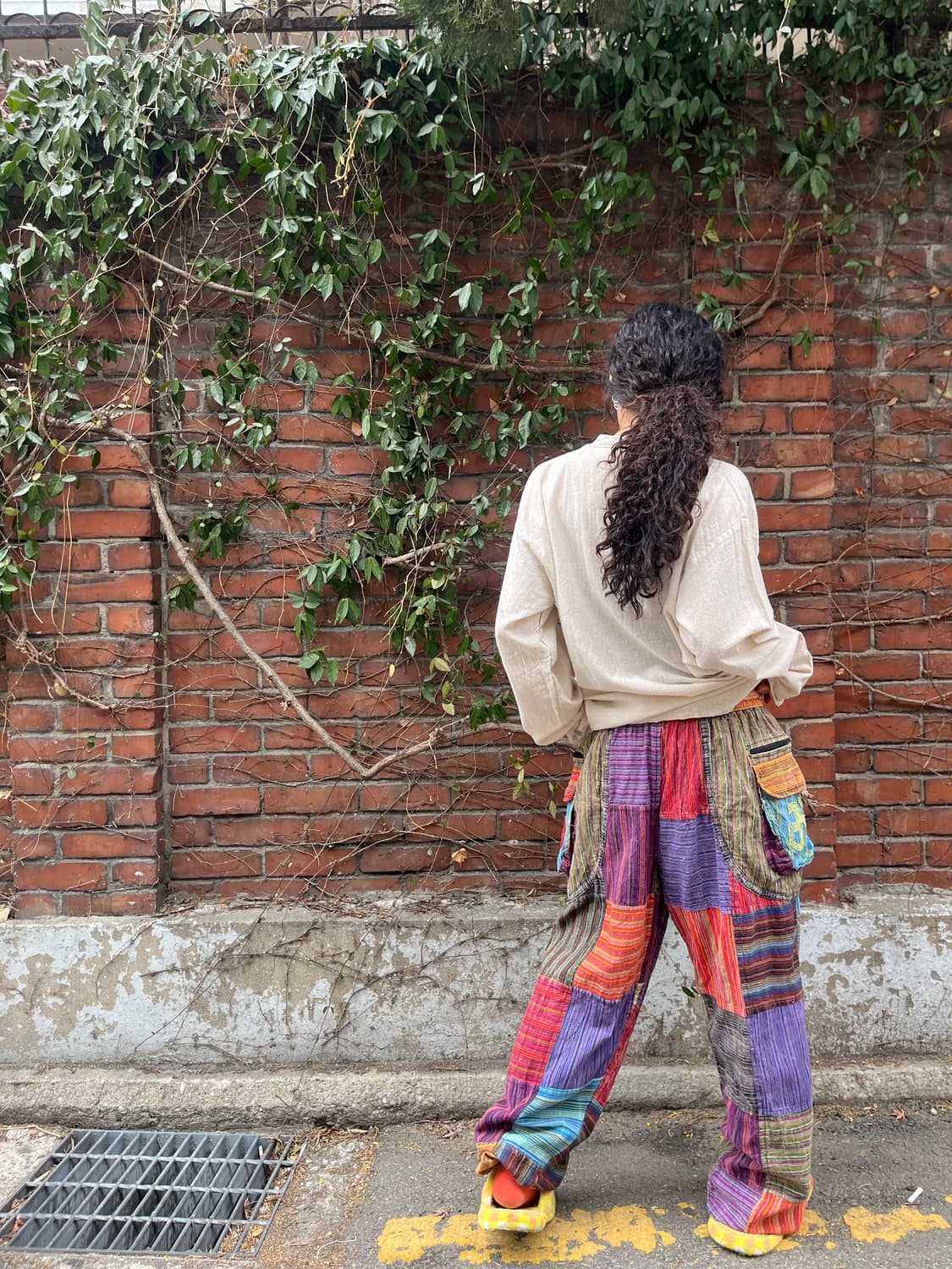 히피 패턴 패치워크 팬츠 상품이미지8