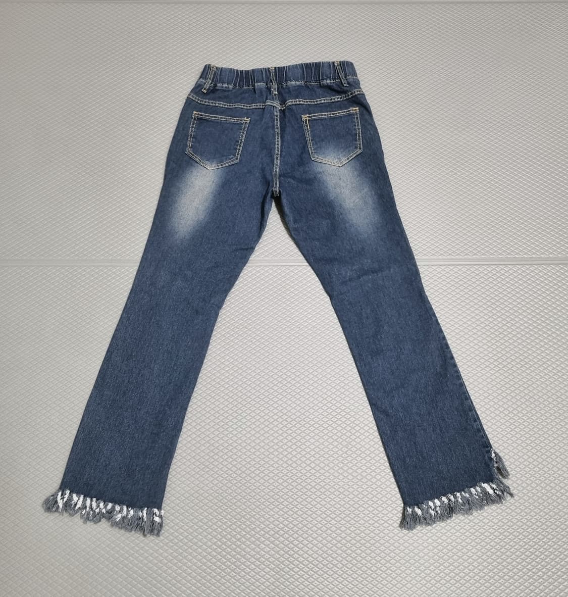 밑단컷팅 데님 팬츠(L) 상품이미지3
