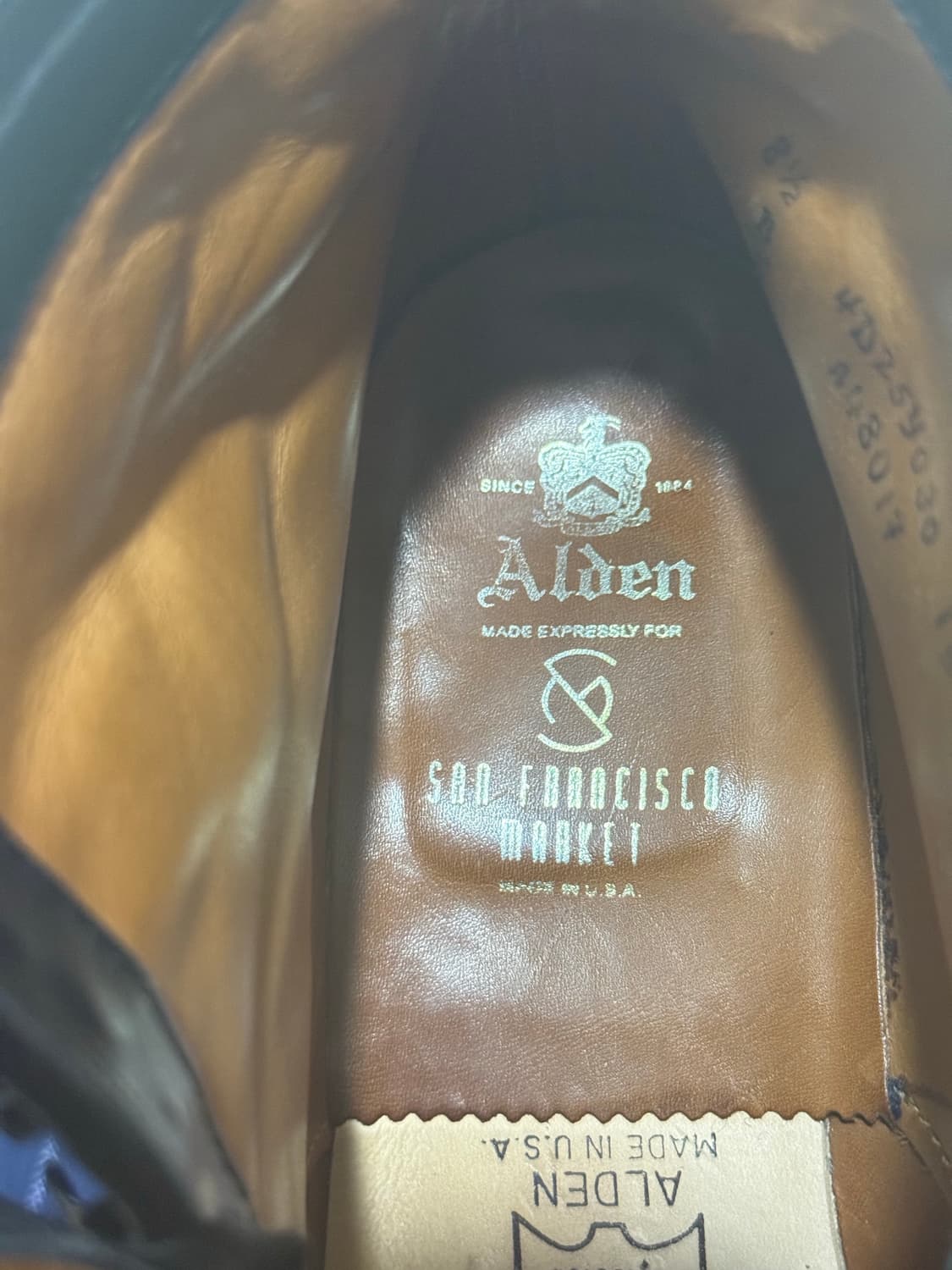 알든(alden) 그레인레더 캡토부츠 8.5d 상품이미지8