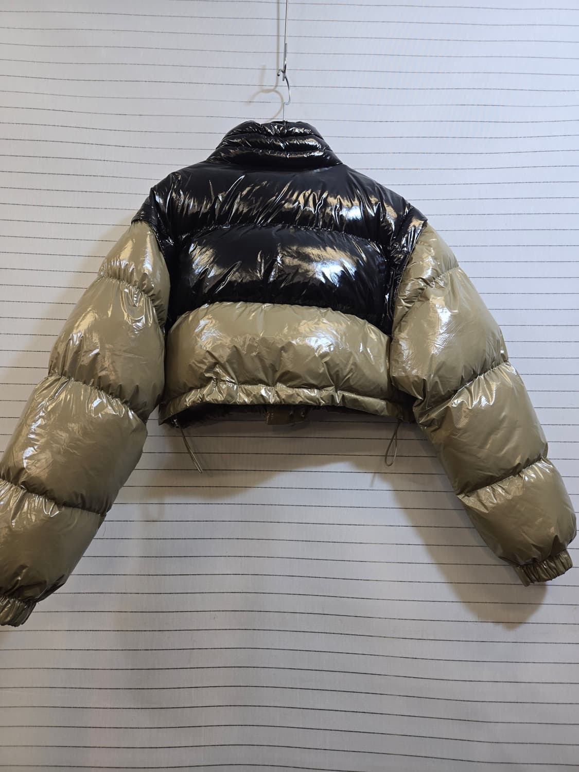 투톤 크롭 패딩 상품이미지5