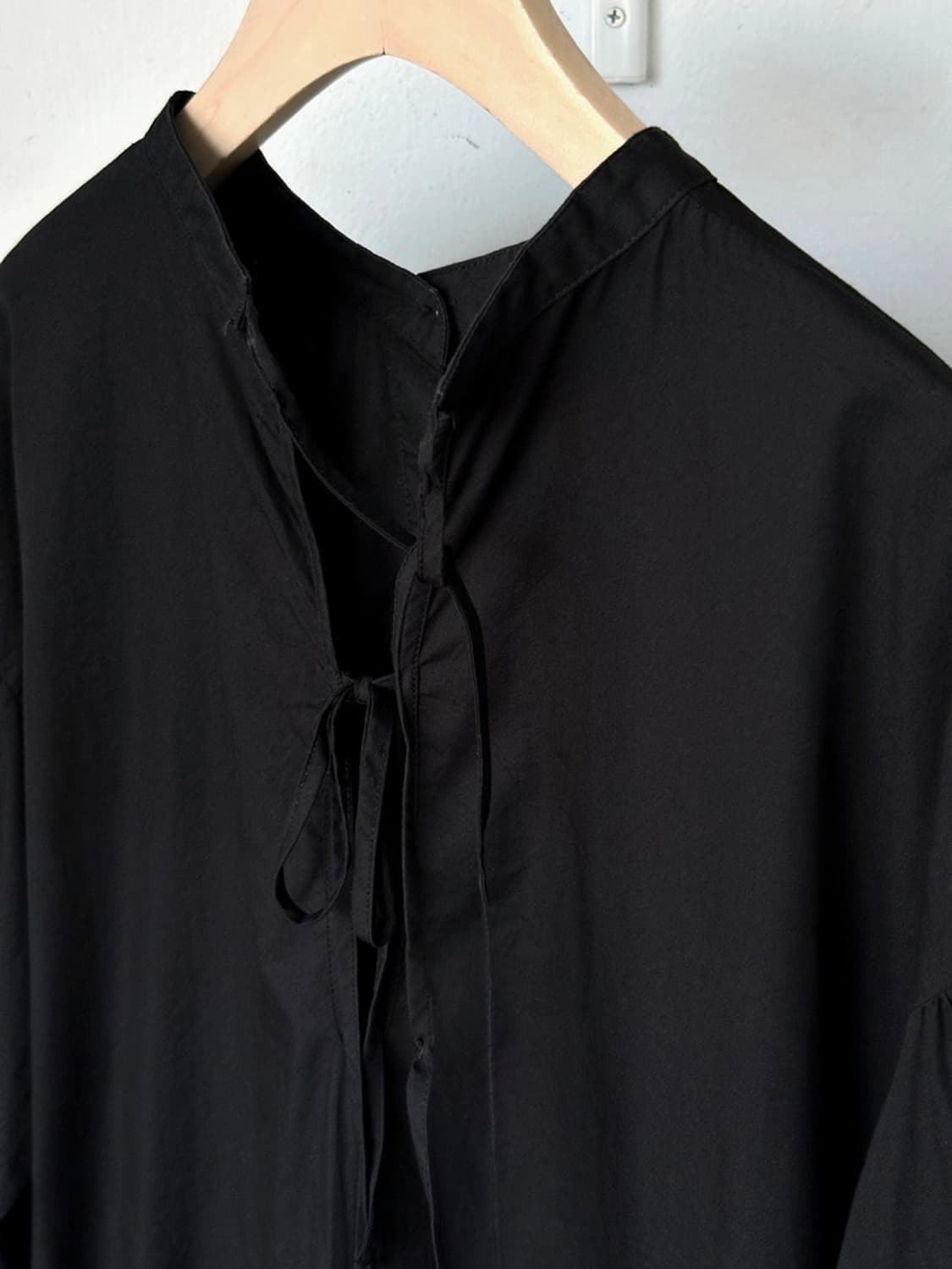 Stand collar light cotton wide onepiece 상품이미지6