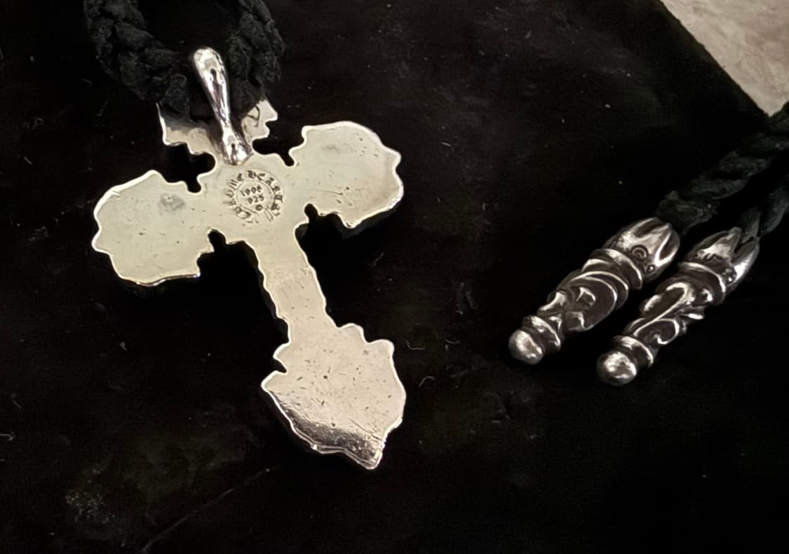 크롬하츠 필리그리 가죽 목걸이 상품이미지2