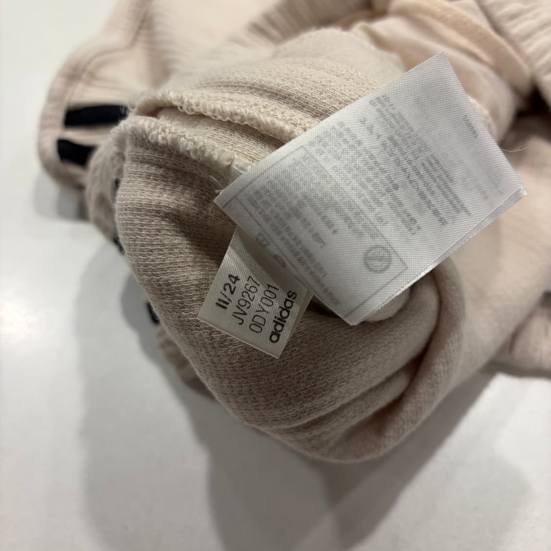 [M] 아디다스 와플 삼선 반바지 아이보리 B363 상품이미지6