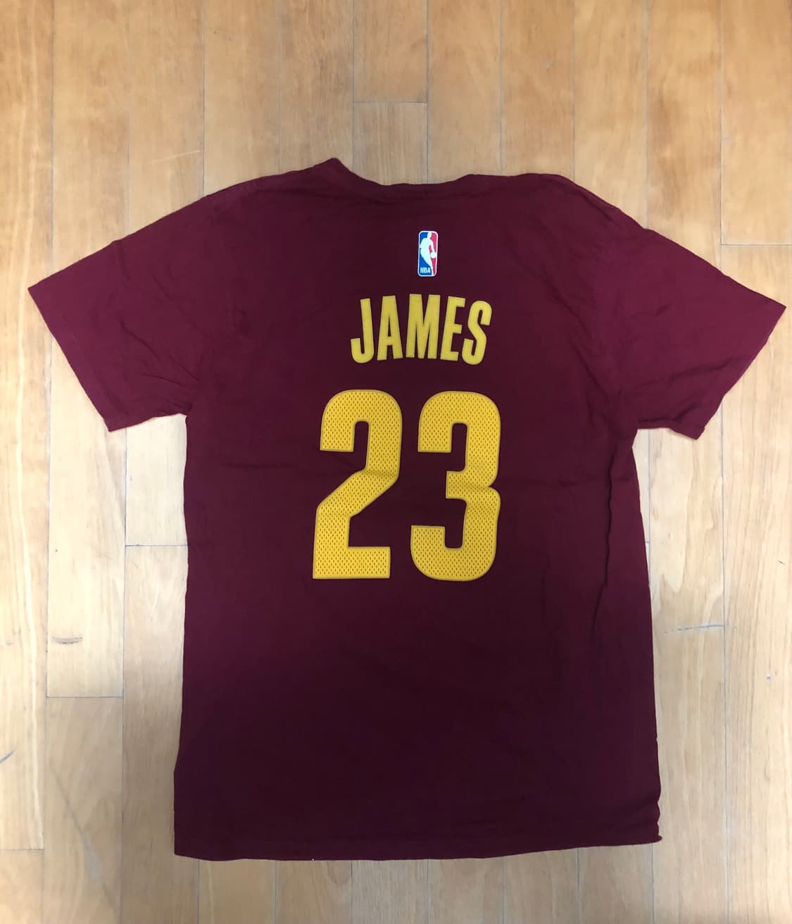 아디다스 NBA 클리블랜드 르브론 제임스 패치 반팔티 M 상품이미지2