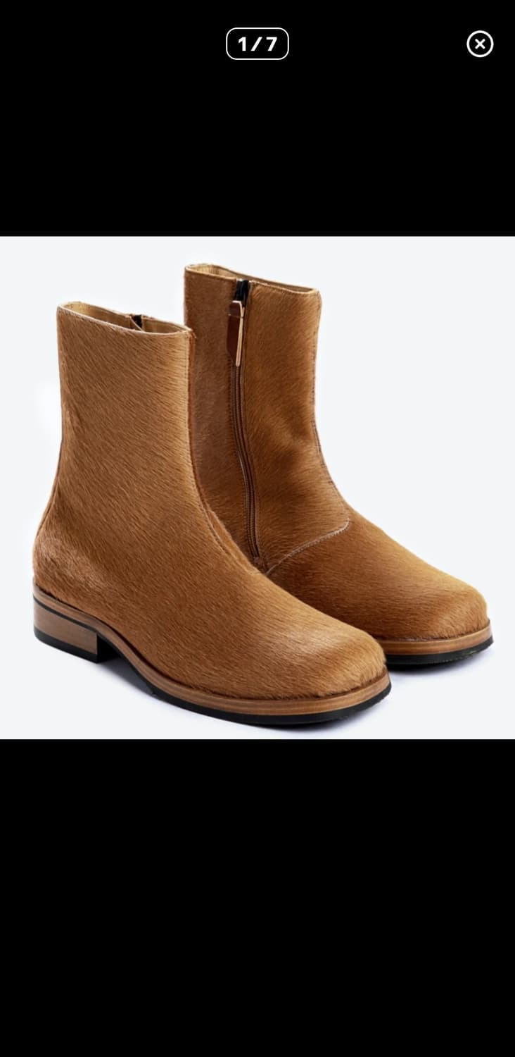 카미온부츠 송치 판매 Caramel Hair On Hide (40사이즈) 상품이미지1