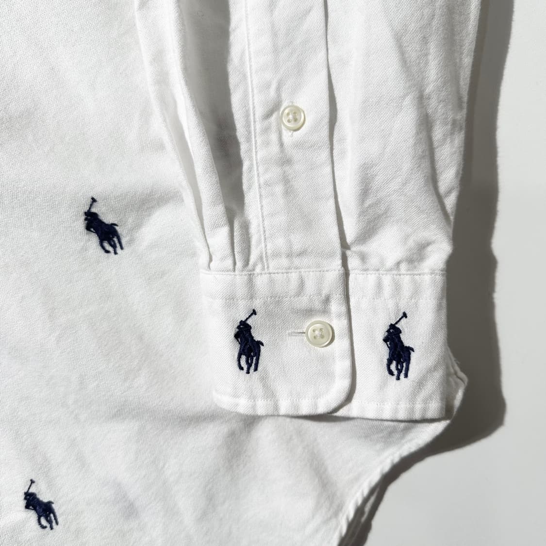 폴로 랄프로렌 멀티 포니 엠브로이디드 셔츠 화이트 상품이미지5