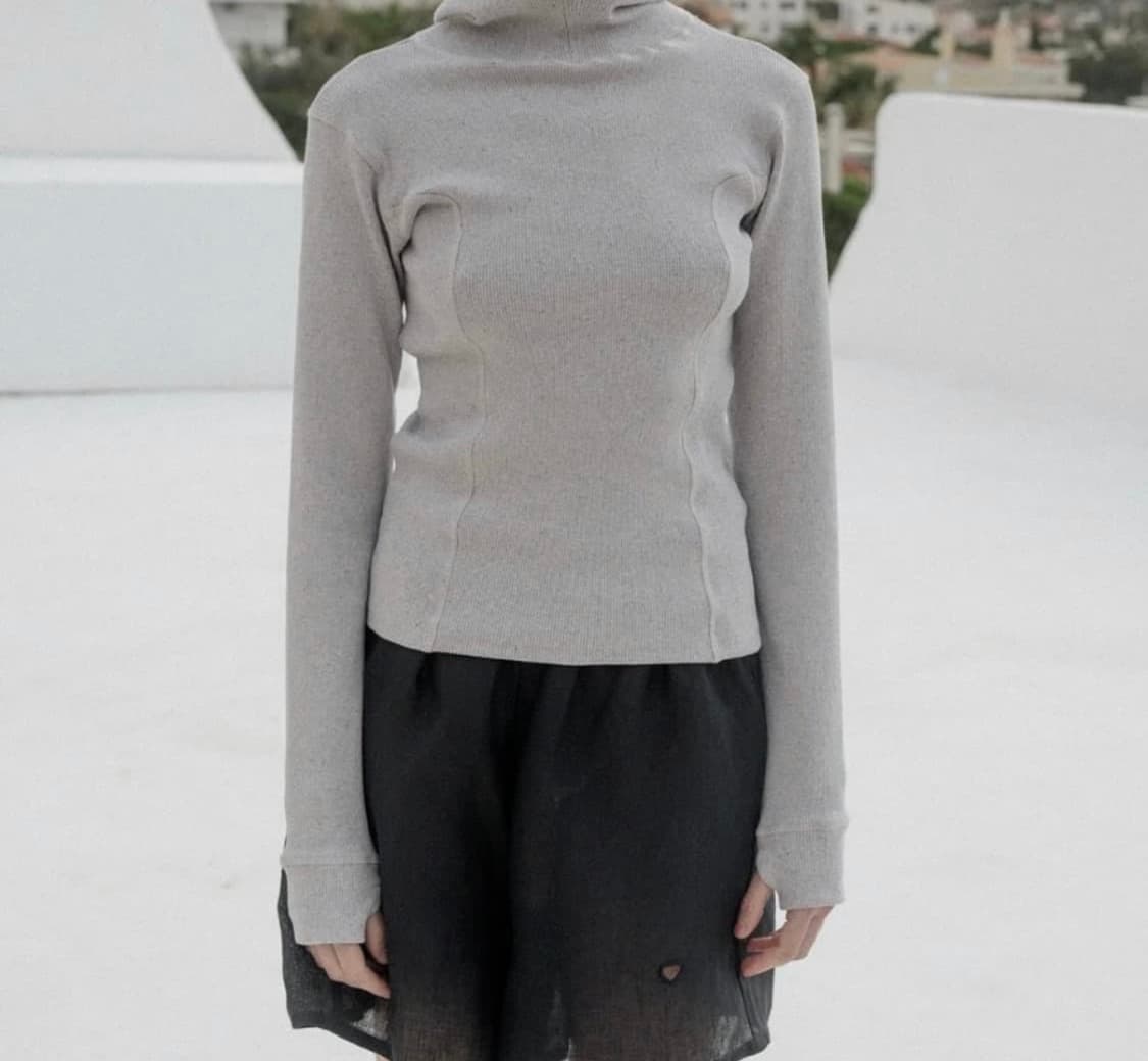 Hanifa hoodie in Grey Melange 하니파 후디 상품이미지5