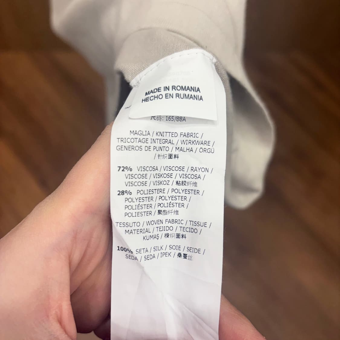 막스마라 미디 원피스 배색 투톤 패턴 슬리브리스 디테일 그레이 아이보리 상품이미지7