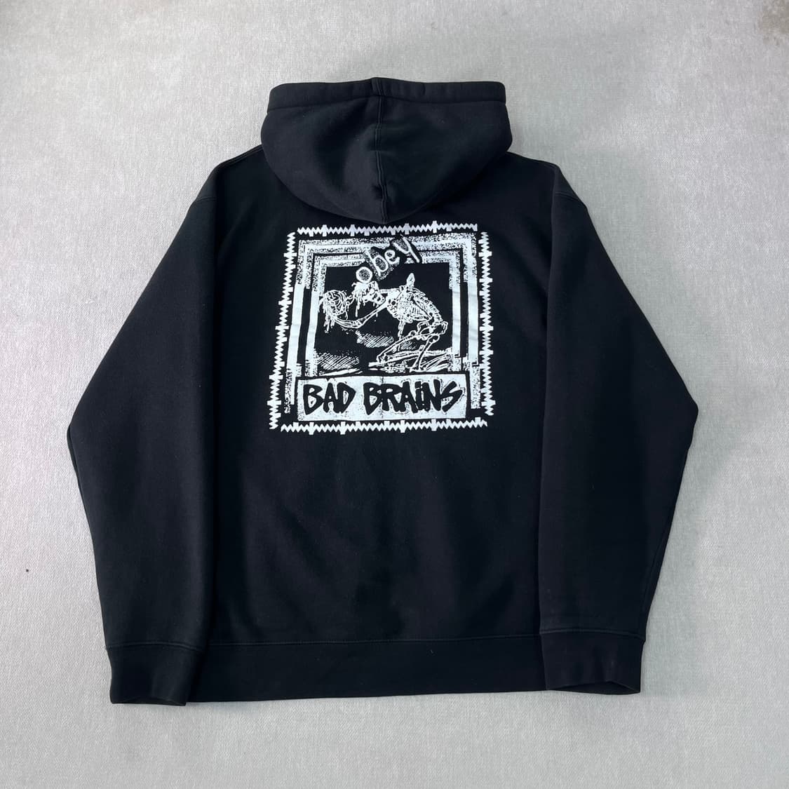 100 오베이 그래픽 후드티 상품이미지1