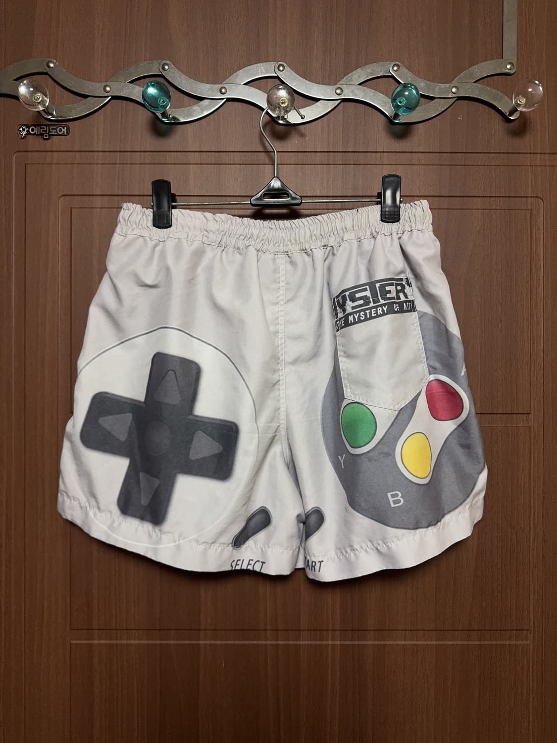 서브컬쳐 일본 빈티지 아노깔 닌텐도 플레이스테이션 컨트롤러 반바지 팬츠 상품이미지4