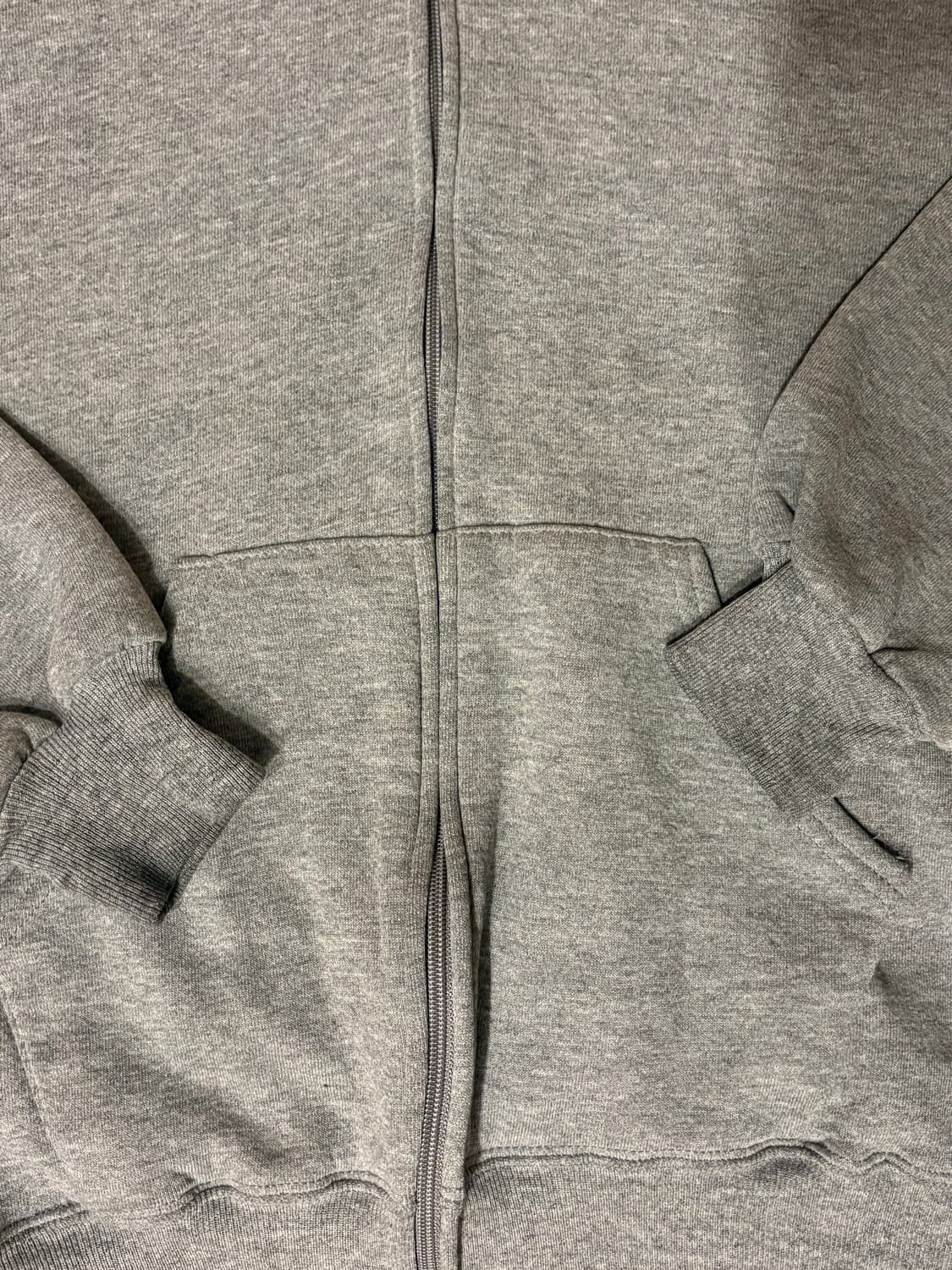 90s 러셀 빈티지 미제 후드집업 그레이 상품이미지2