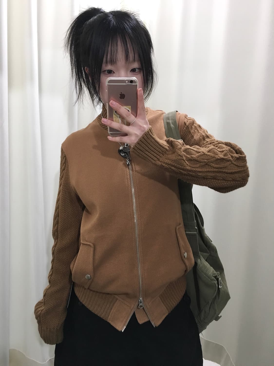 takeo kikuchi knit zip-up JK 상품이미지5