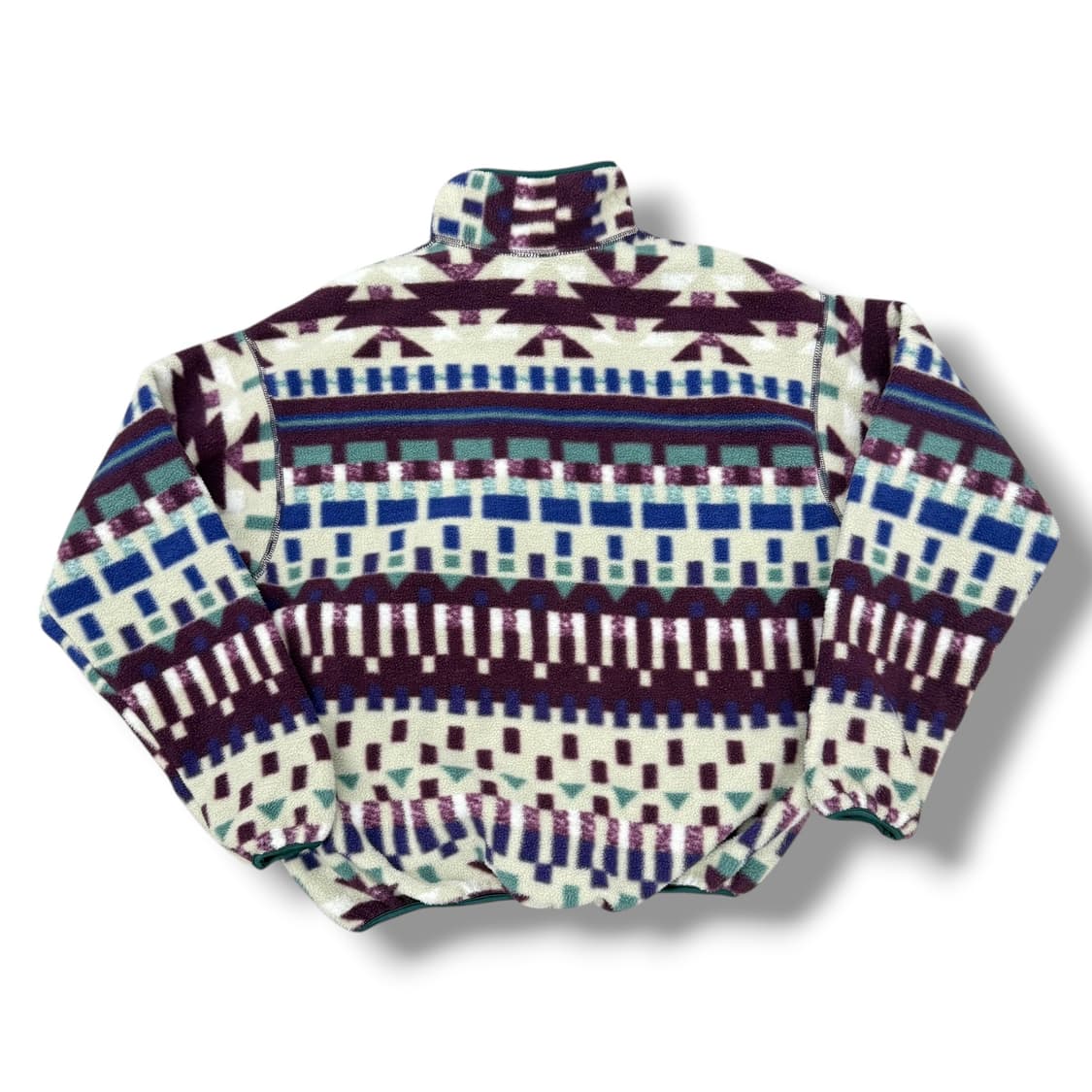 콜롬비아 에스닉 나바호 패턴 반집업 후리스 상품이미지2