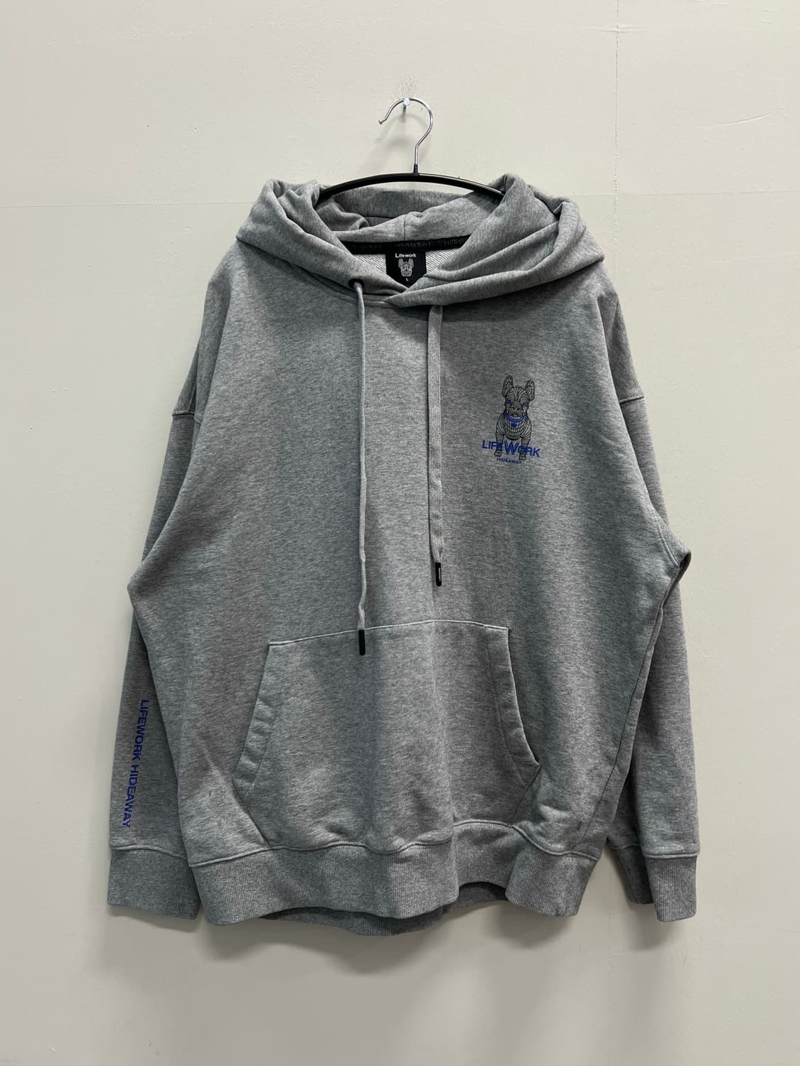 라이프워크 후드 티 그레이 상품이미지2