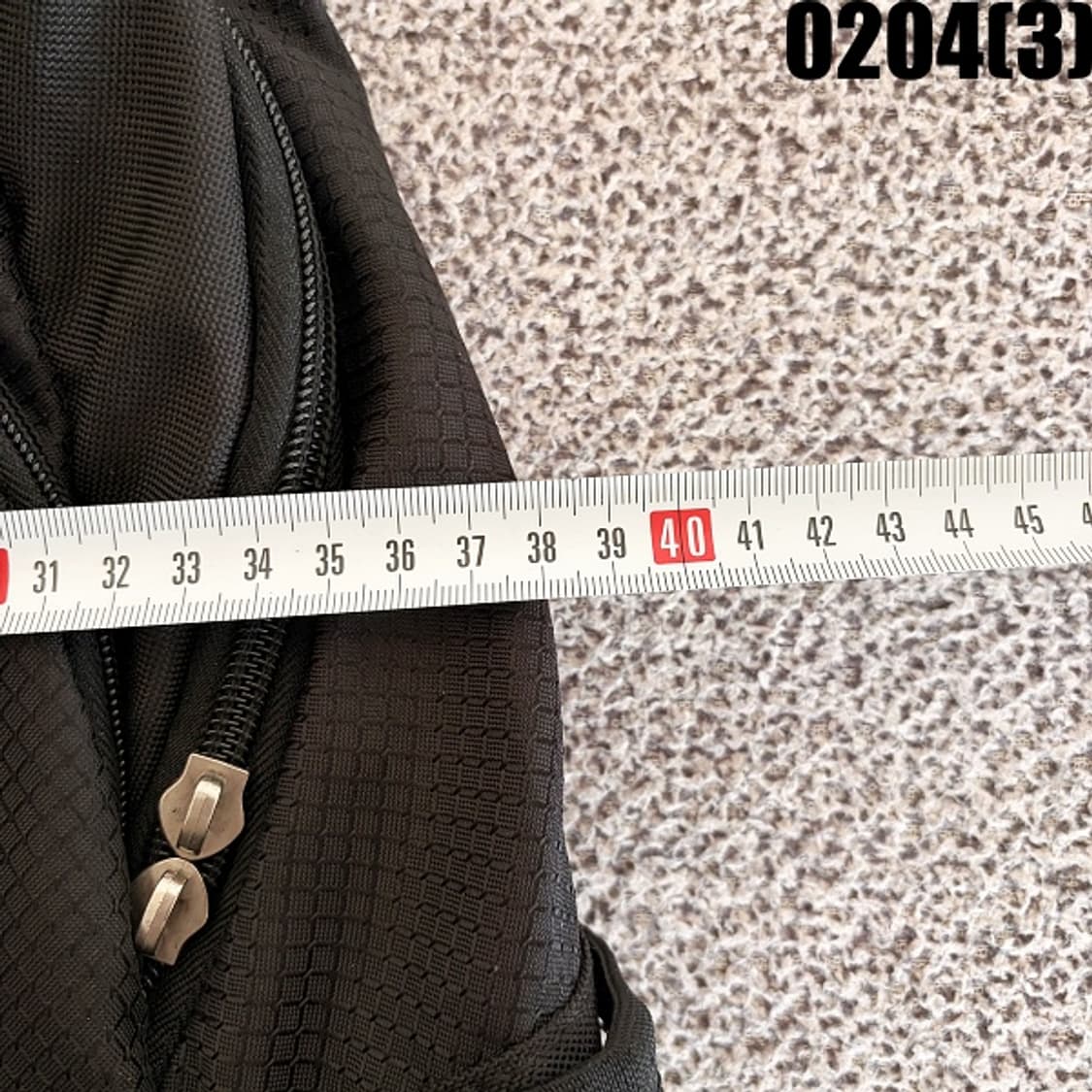 [실측확임] 아메리칸투어리스트 블랙 백팩 가방 (지퍼끈X) 0204(3) 상품이미지9