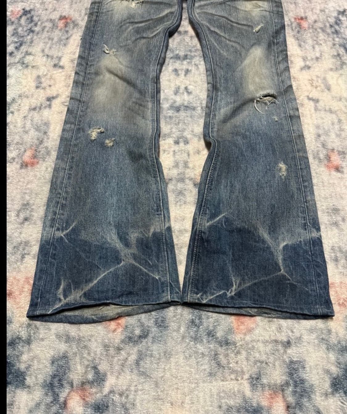 Fuga 00s archive whisker boot cut denim 상품이미지5