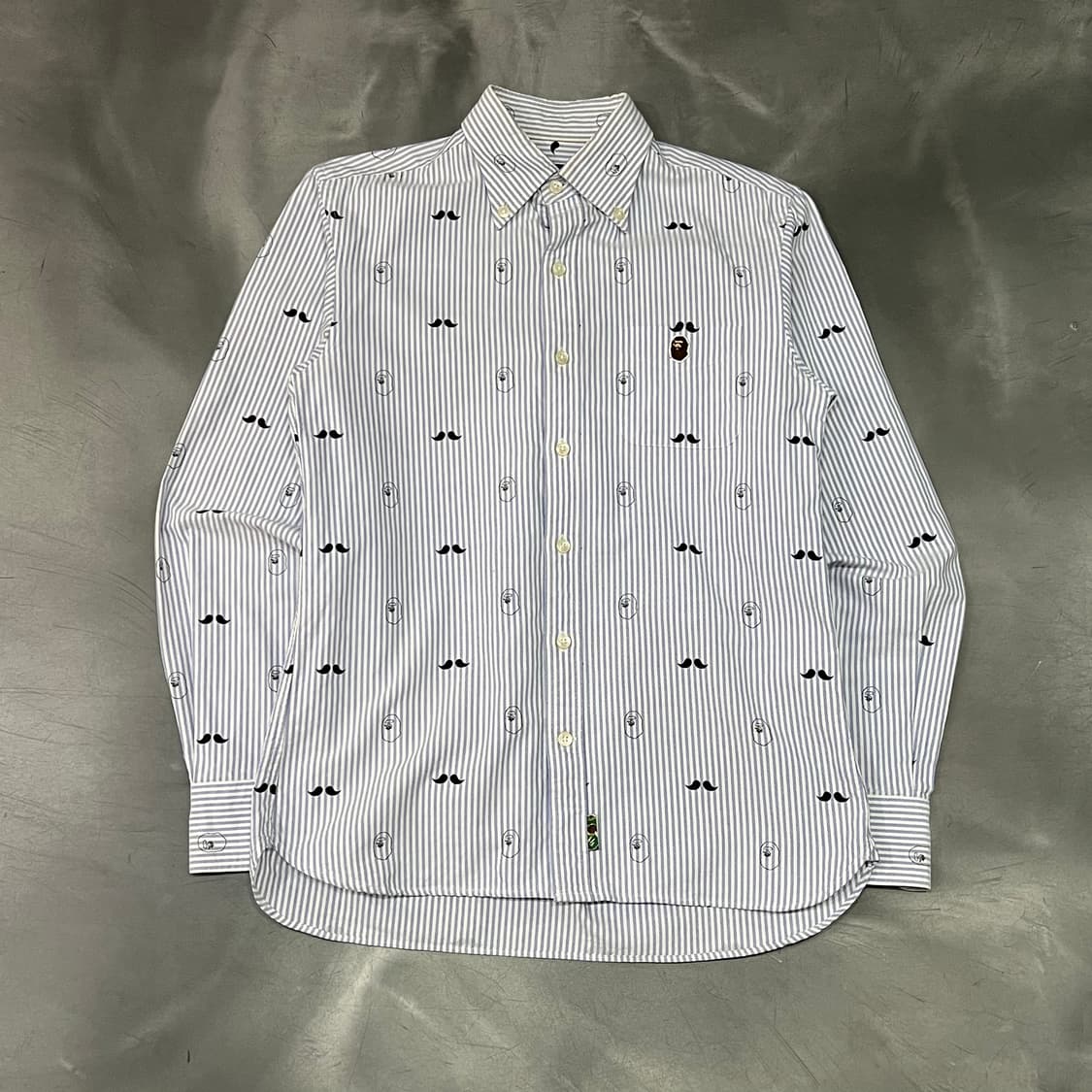  베이프 스트라이프 멀티로고 셔츠 y15841 상품이미지1