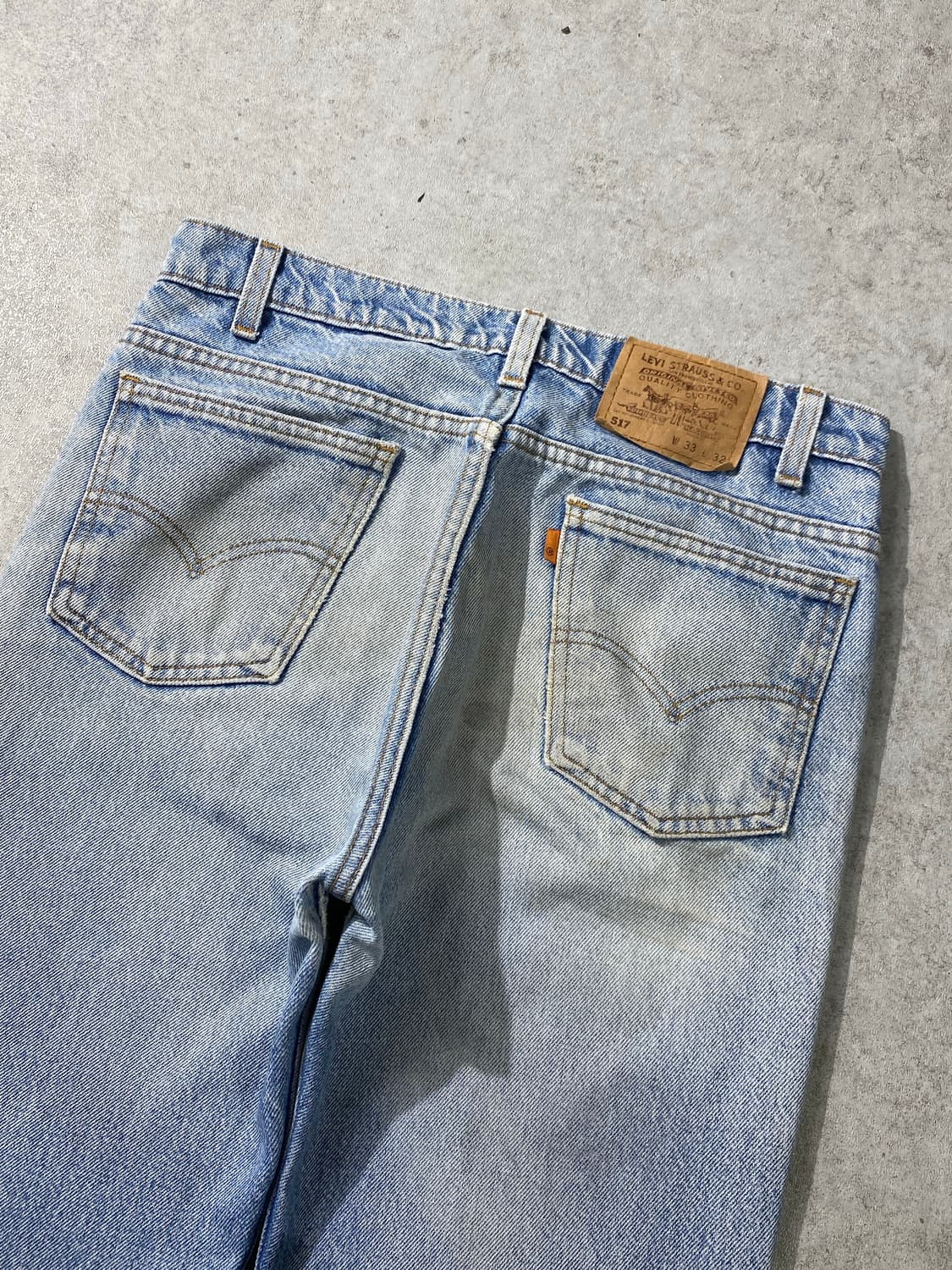 [31] 90s Levi's 517 리바이스 오렌지탭 부츠컷 데님팬츠 상품이미지5