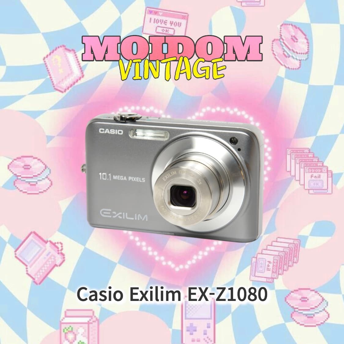작례⭕️ 카시오 엑슬림 Casio Exilim EX-Z1080 실버 디카 상품이미지1