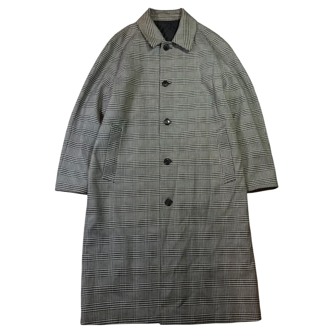 지오송지오 글렌체크 맥코트 상품이미지1