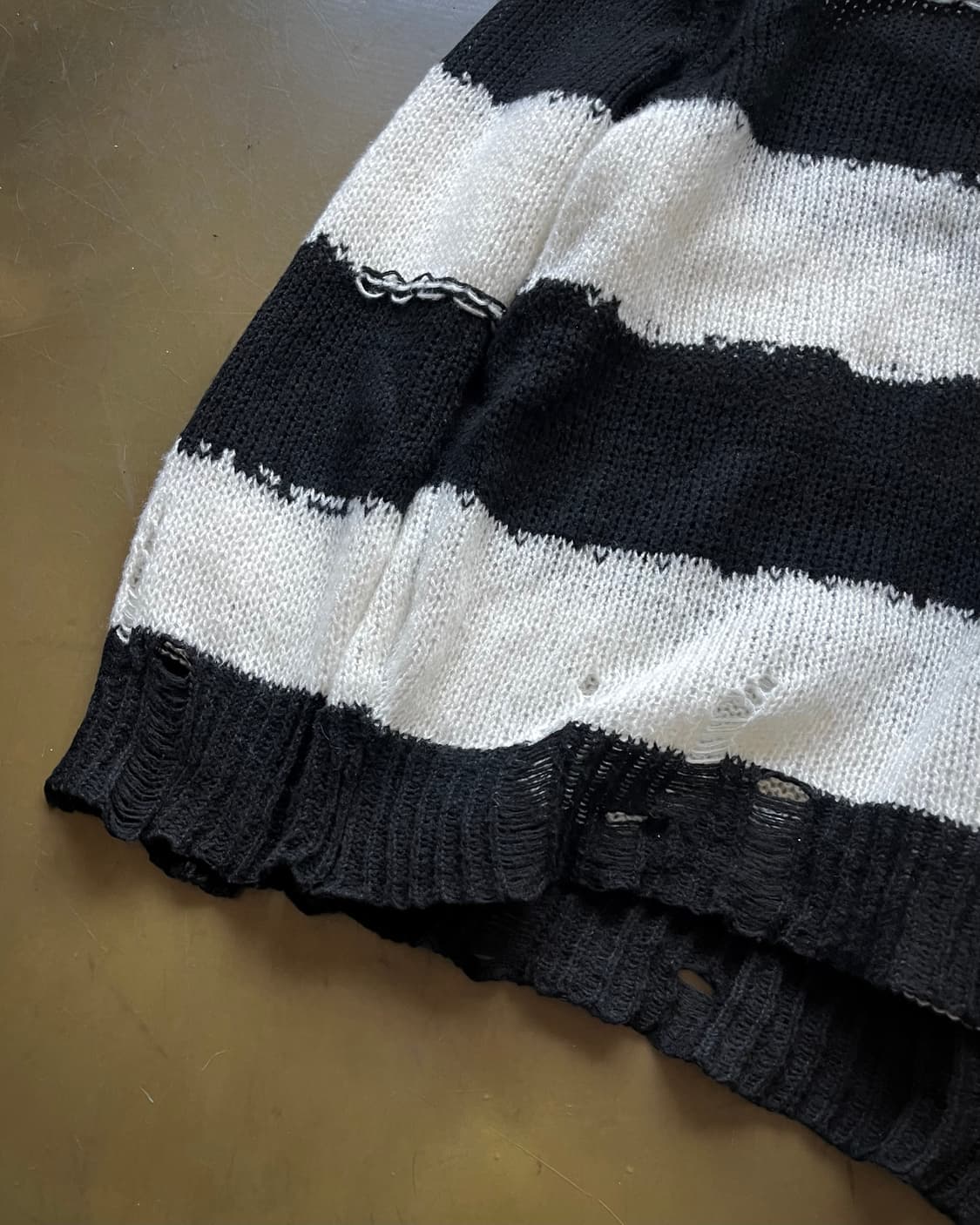 JPN Vintage Nirvana Destroyed Knit 상품이미지6