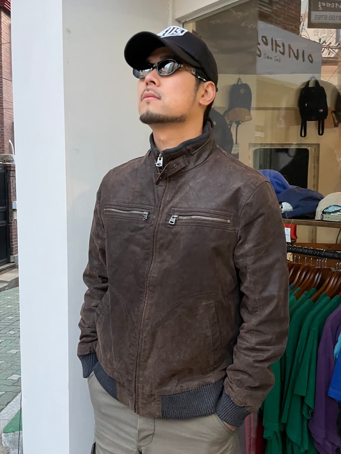 리바이스 가죽 자켓 L 상품이미지1