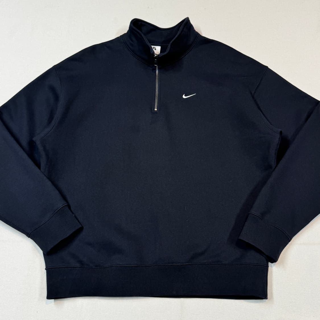 XL) 나이키 헤비웨이트 하프집업 맨투맨 블랙 상품이미지2