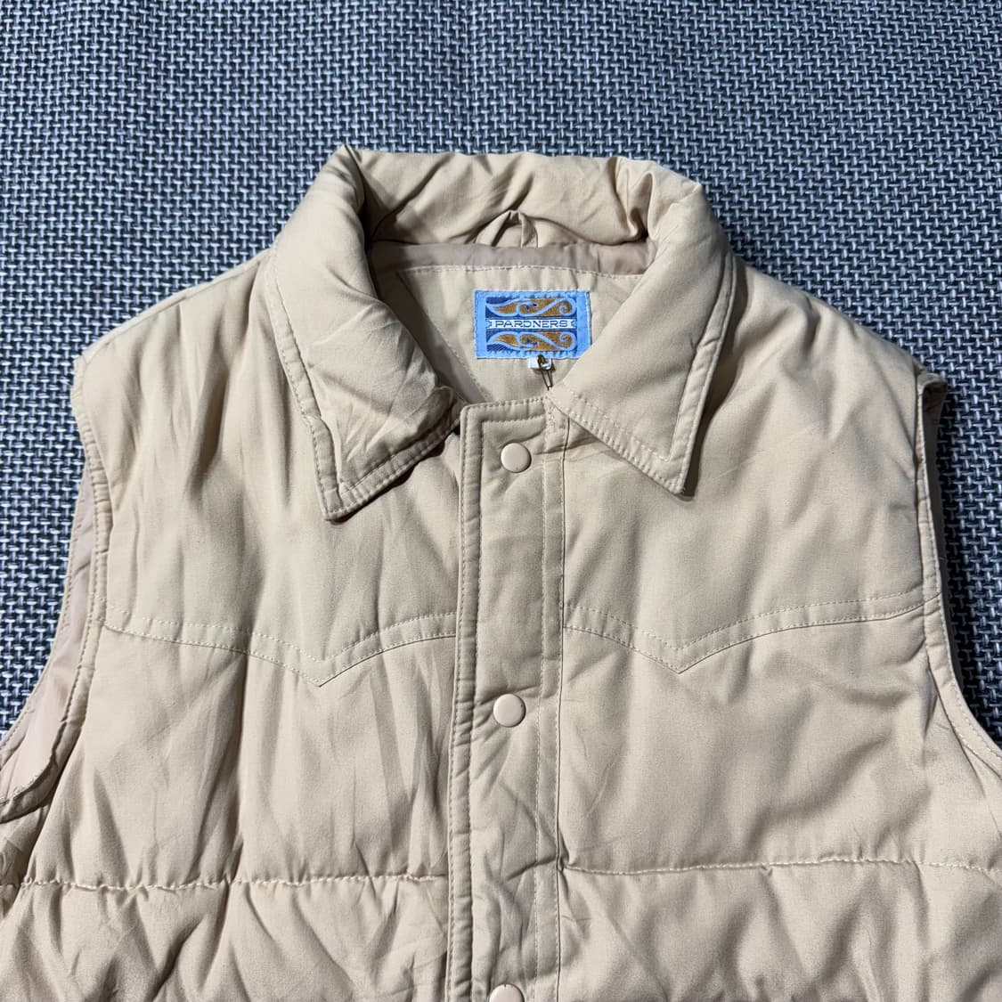 빈티지 마운틴 패딩 베스트 베이지 ( M/OLD-8272 ) 상품이미지2