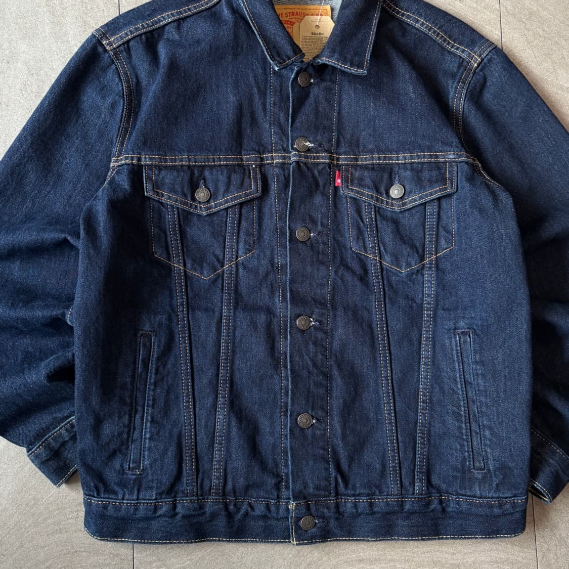 리바이스 정품 타입3 인디고 데님 자켓 상품이미지4