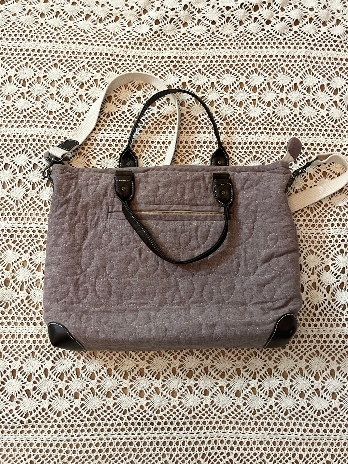 빈티지 고양이 패치워크 크로스백  상품이미지2