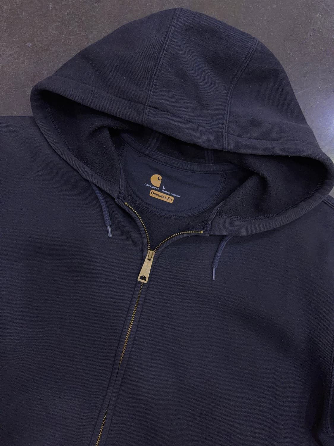 칼하트 오리지널핏 스웨트 후드 집업 자켓 L 상품이미지3