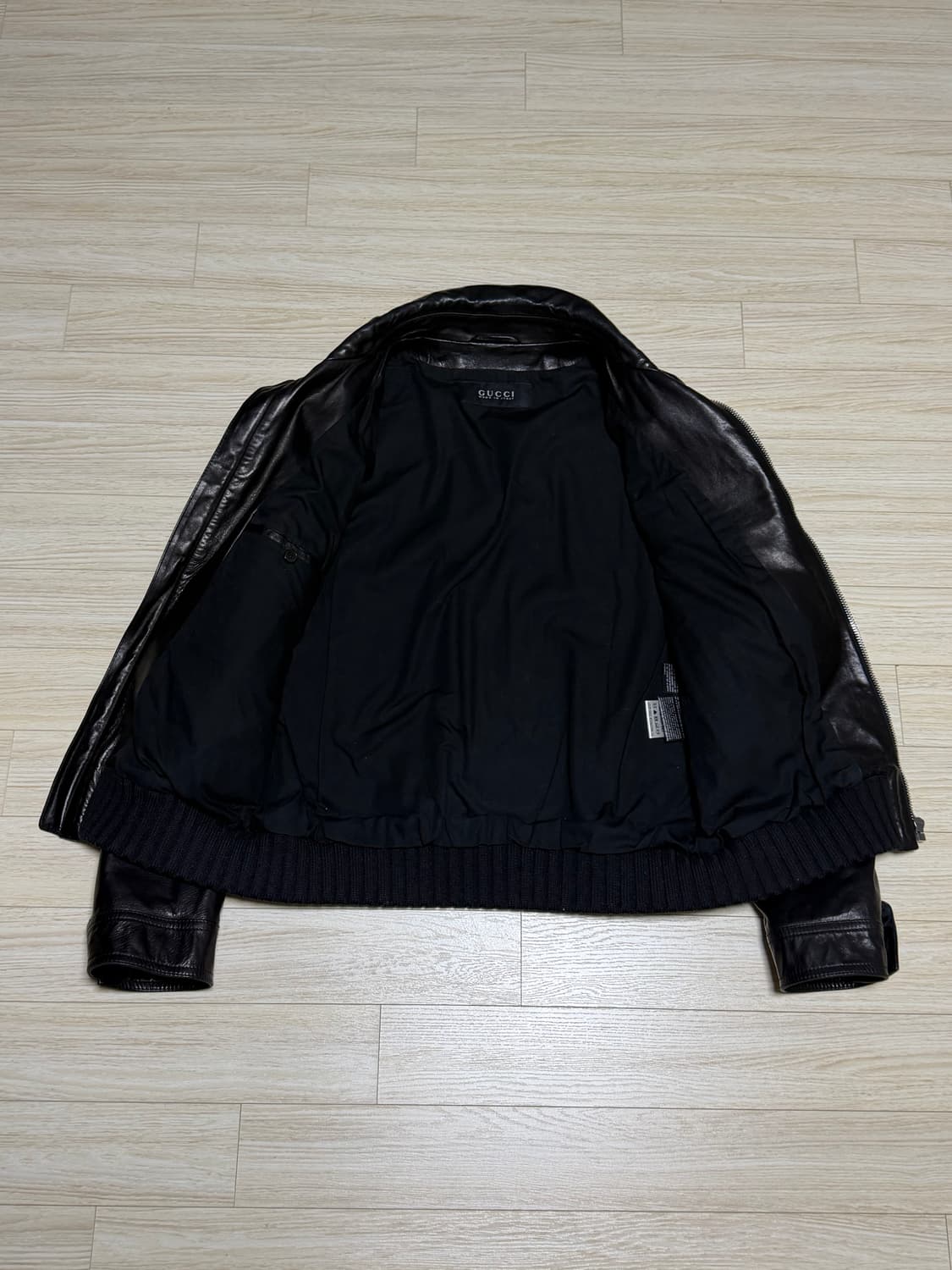 구찌 by 톰포드 블랙 램스킨 레더 자켓 50 상품이미지2