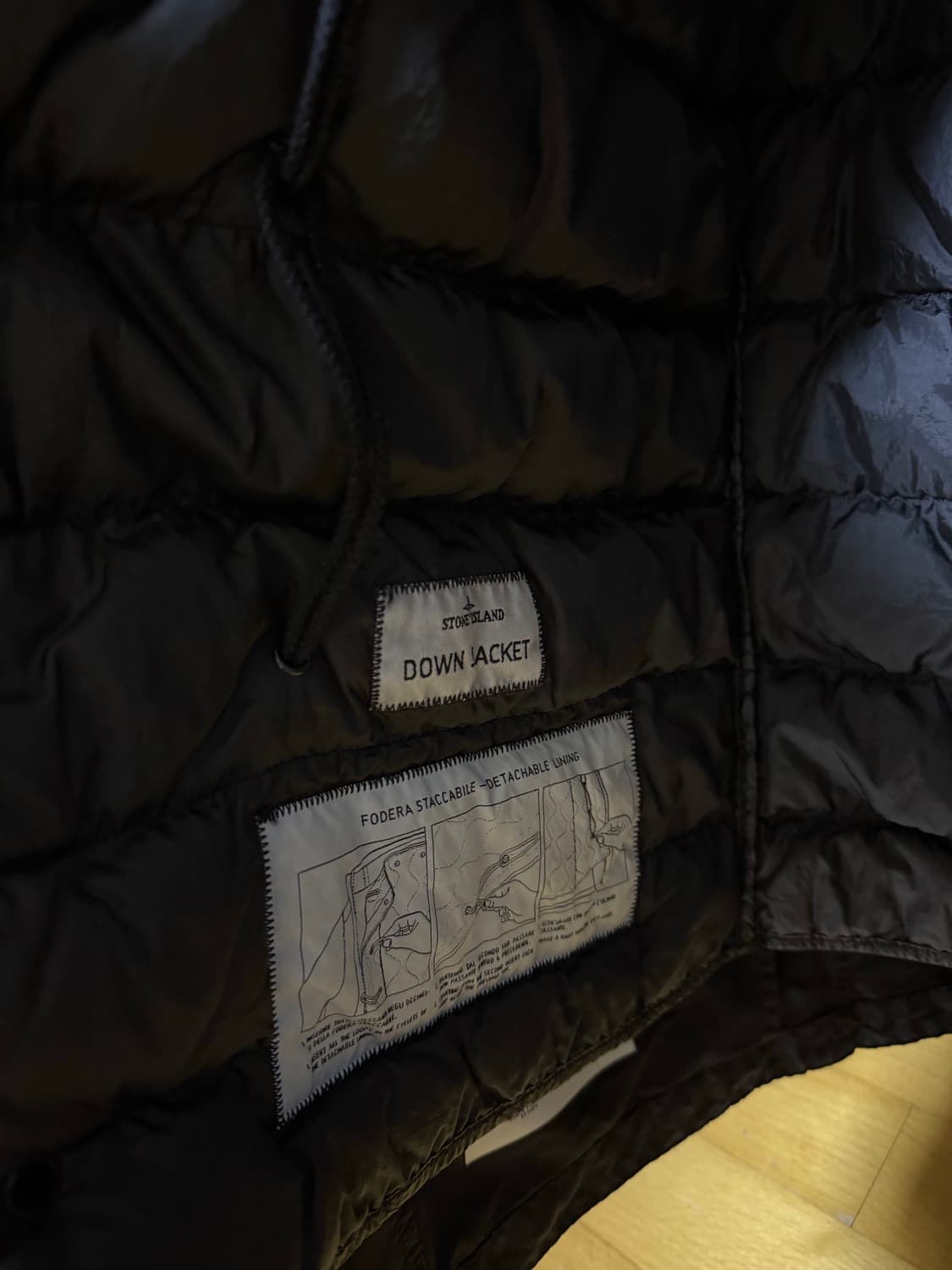 스톤아일랜드 블랙 david tc 필드자켓 탈부착 상품이미지6